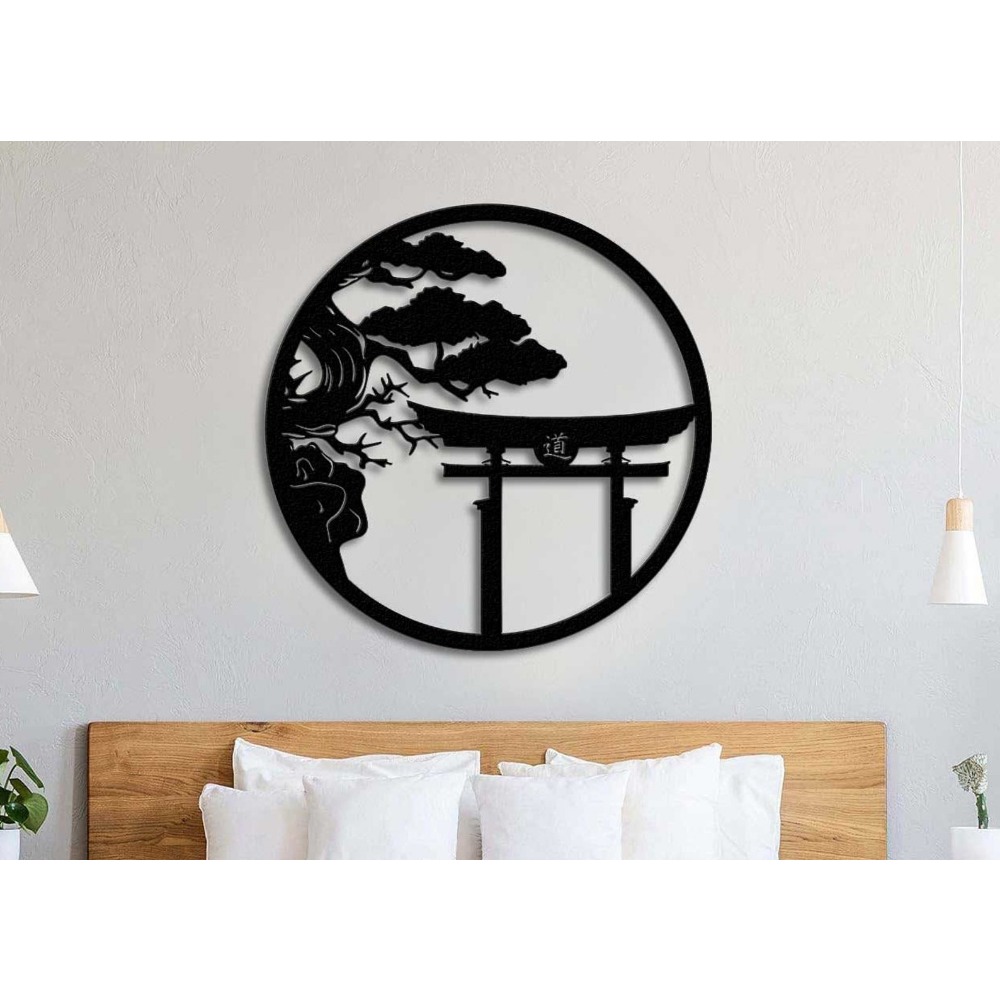 Bonsai Garden Wall - Brand Cherry Blossom Tree Metal Wall