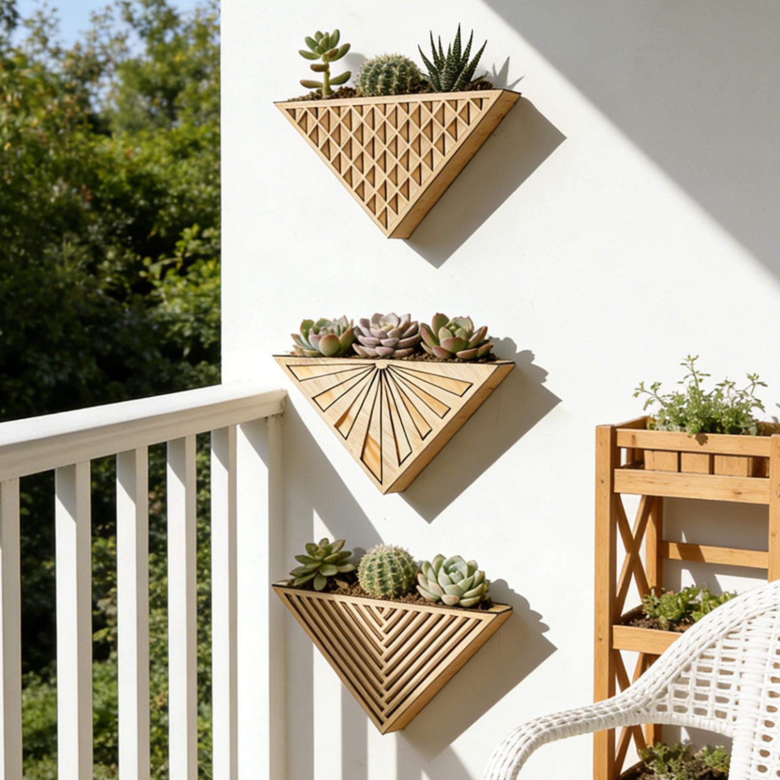 Bonsai Garden Wall - Flower Pot Wall Mounted Ornaments Statue