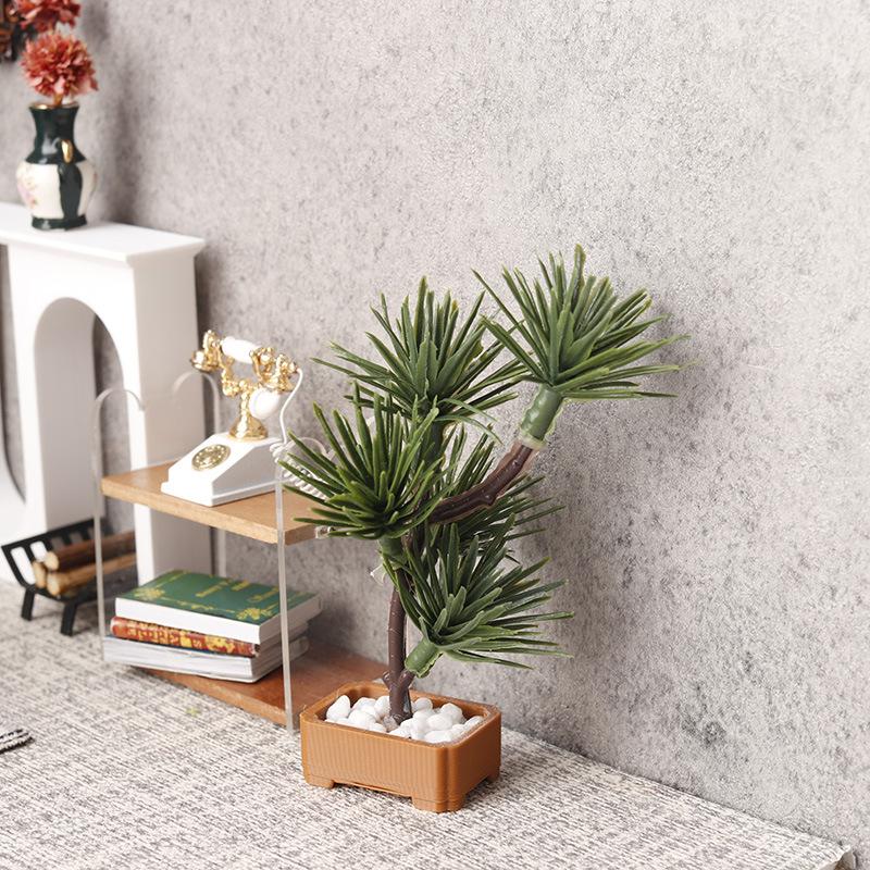 1Pcs 1/12 Dollhouse Simulation - đánh giá và giá Bonsai Garden Tree