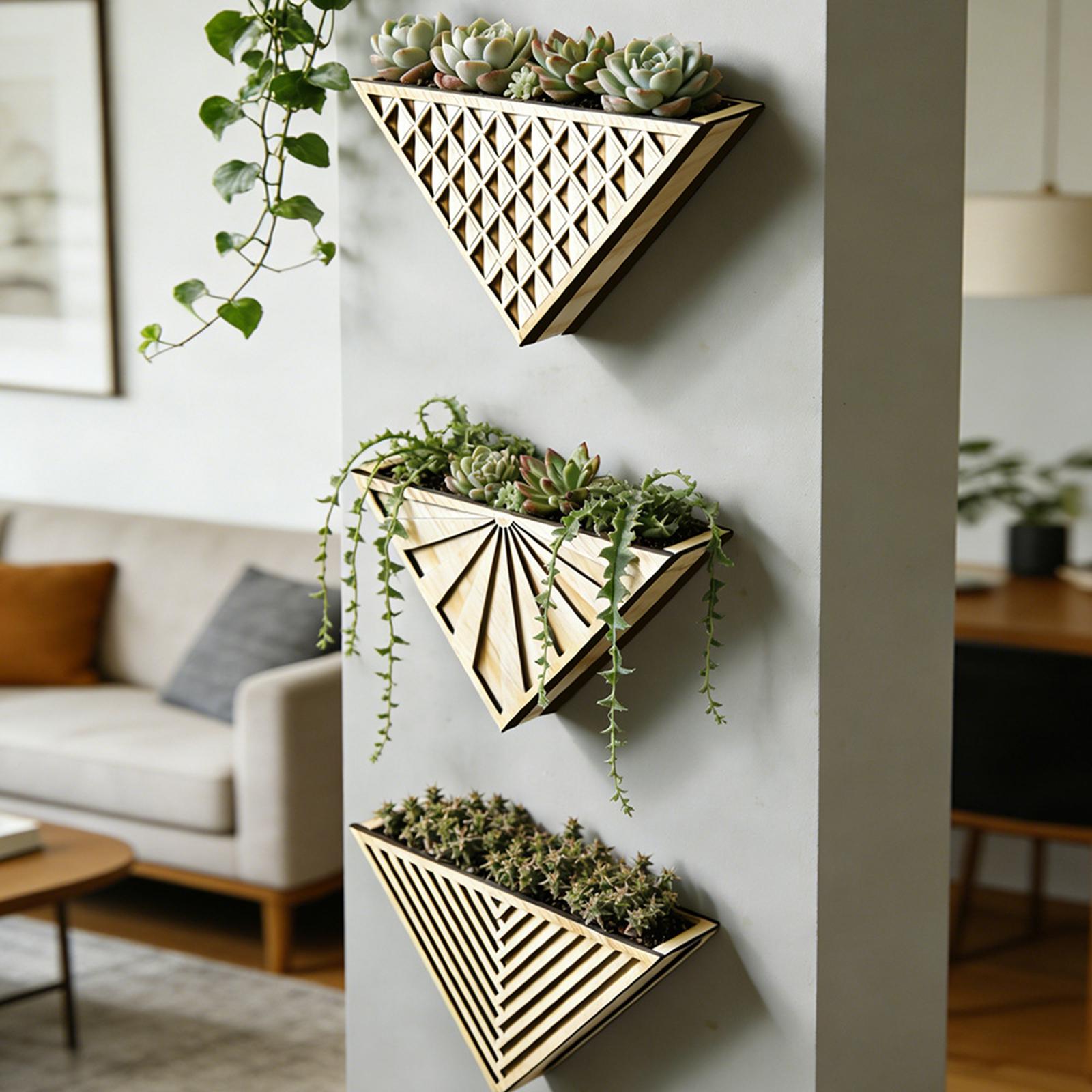 Flower Pot Wall Mounted Orname - đánh giá và giá Bonsai Garden Wall